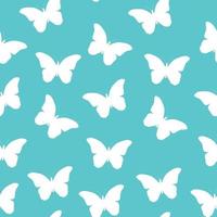 Butterfly Seamless Simple Pattern Background vector