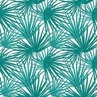 Palm Leaf Vector Seamless Pattern Background Illustration