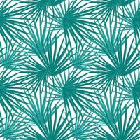 Palm Leaf Vector Seamless Pattern Background Illustration