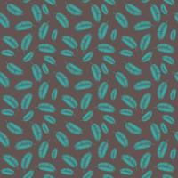 Palm Leaf Seamless Pattern Background. Vector Illustration.