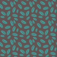 Palm Leaf Seamless Pattern Background. Vector Illustration.