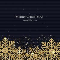 New Year and Merry Christmas Background. Vector Illustration