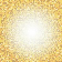 Abstract Gold Psychedelic Art Background. Vector Illustration.