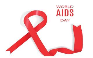 World AIDS Day. 1 December. Vector Illustration.