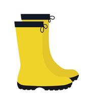 Insulated Rubber Boots Icon Vector Illustration