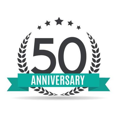 50 Years Anniversary Vector Art, Icons, and Graphics for Free Download