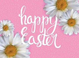 Happy Easter Spring Holiday Background Illustration vector