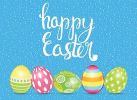 Happy Easter Spring Holiday Background Illustration vector