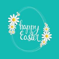 Happy Easter Spring Holiday Background Illustration vector