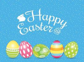 Happy Easter Spring Holiday Background Illustration vector