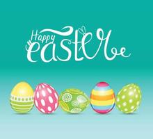 Happy Easter Spring Holiday Background Illustration vector