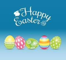 Happy Easter Spring Holiday Background Illustration vector