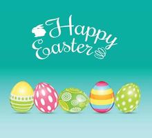 Happy Easter Spring Holiday Background Illustration vector