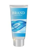 Hand Care Cream Bottle, Tube Template for Ads or Magazine Background. 3D Realistic Vector Iillustration