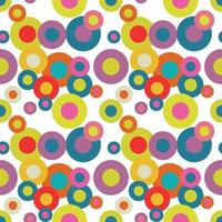 Seamless Pattern. Abstract Psychedelic Art Background. Vector Illustration.