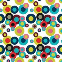 Seamless Pattern. Abstract Psychedelic Art Background. Vector Illustration.