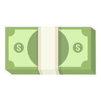 stack of paper money vector