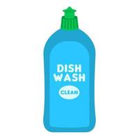 dish wash liquid bottle vector