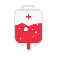 blood bag cartoon vector