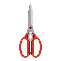 cooking scissors cartoon vector object