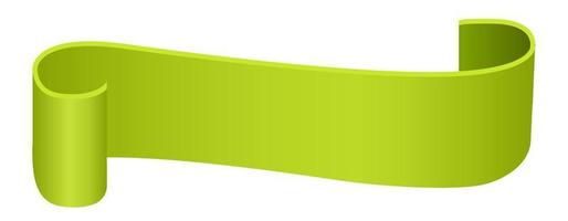 etiqueta de cinta en blanco verde vector