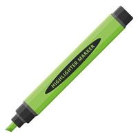 green highlighter marker pen vector