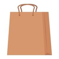 paper bag cartoon vector object