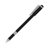 black fountain pen vector