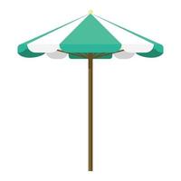 beach umbrella cartoon vector object