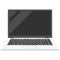 laptop computer cartoon vector object