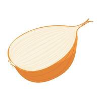 food vegetable sliced onion vector