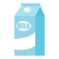 paper bottle milk vector