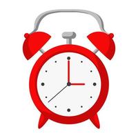 red alarm clock vector