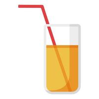 fruit orange juice vector