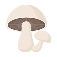 food mushroom cartoon vector object