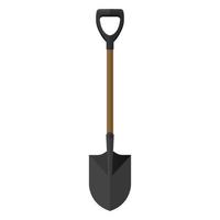 tool shovel cartoon vector object