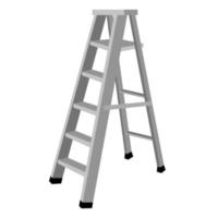 iron stepladder cartoon vector object