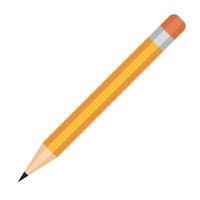 stationery pencil cartoon vector object