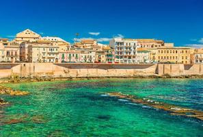 Cityscape of Syracuse, Sicily, Italy photo