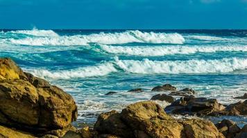 volcanic coast of gran canaria, atlantic ocean photo