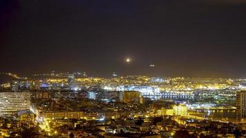 Night view of the Las palmas city photo