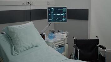 close-up van de monitor die wordt gebruikt voor het meten van hartslag en pols video