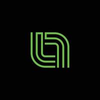 A modern and sophisticated cube logo design with initials EM 8 vector