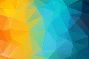 Abstract multicolor low poly crystal background. Polygon design pattern. Low poly vector illustration, low polygon background.