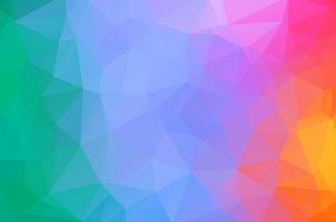 Light colorful Low poly crystal background. Polygon design pattern. Low poly vector illustration, low polygon background.