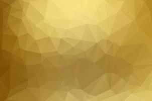 Gold Low poly crystal background. Polygon design pattern. Golden Low poly vector illustration, low polygon background.