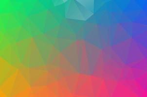 Light colorful Low poly crystal background. Polygon design pattern. Low poly vector illustration, low polygon background.