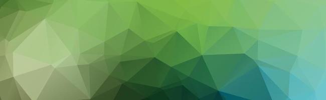 Green polygonal crystal background. Polygon design pattern. Environment green low poly vector illustration and backdrop.