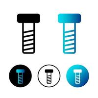 Abstract Bolt Icon Illustration vector