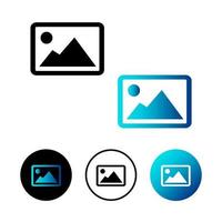 Abstract Picture Icon Illustration vector